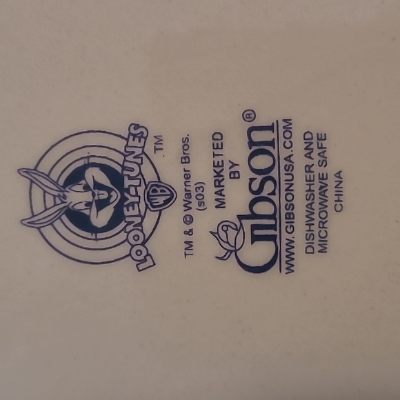 Gibson Looney Tunes tweety bird hearts/flowers plates, bowls, and mugs - Picture 8 of 8